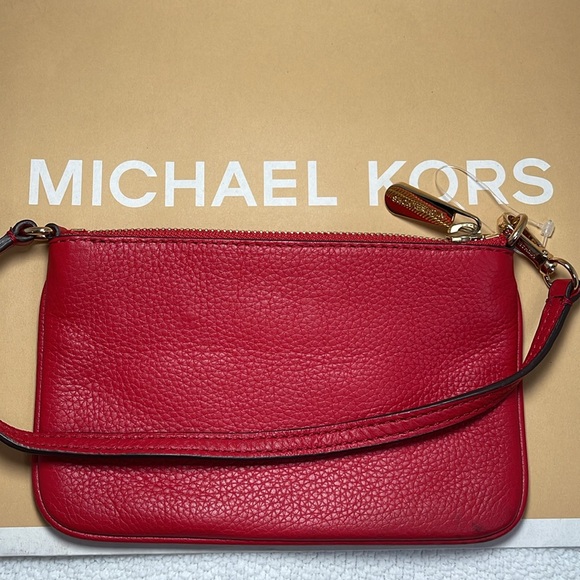 ‼️NEW Michael MICHAEL KORS MD Wristlet Genuine Pebble Leather—Authentic‼️ - Picture 6 of 6